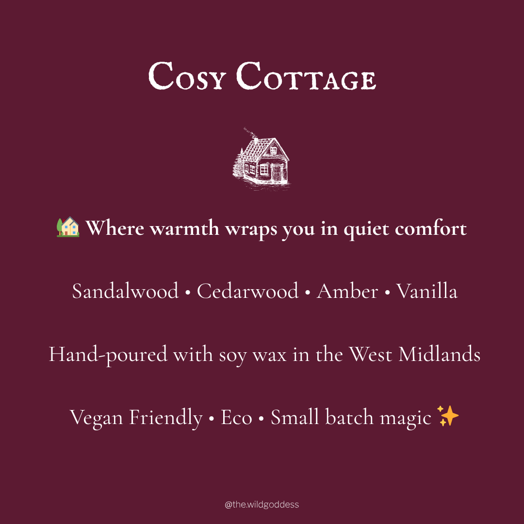 Cosy Cottage Wax Melt Snap Bar | Warm Woods & Cashmere Soy Wax Melts | Autumn Cosy Home Fragrance - The Wild Goddess