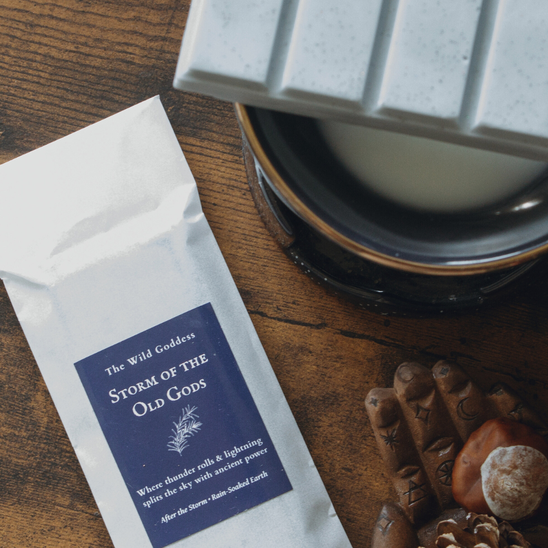 Storm of the Old Gods Wax Melt Snap Bar | Vegan Soy Wax Melts | Dark Earthy Home Fragrance