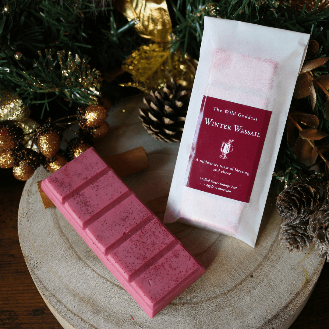 Winter Wassail Wax Melt Snap Bar | Mulled Wine Soy Wax Melts | Spiced Christmas Home Fragrance - The Wild Goddess