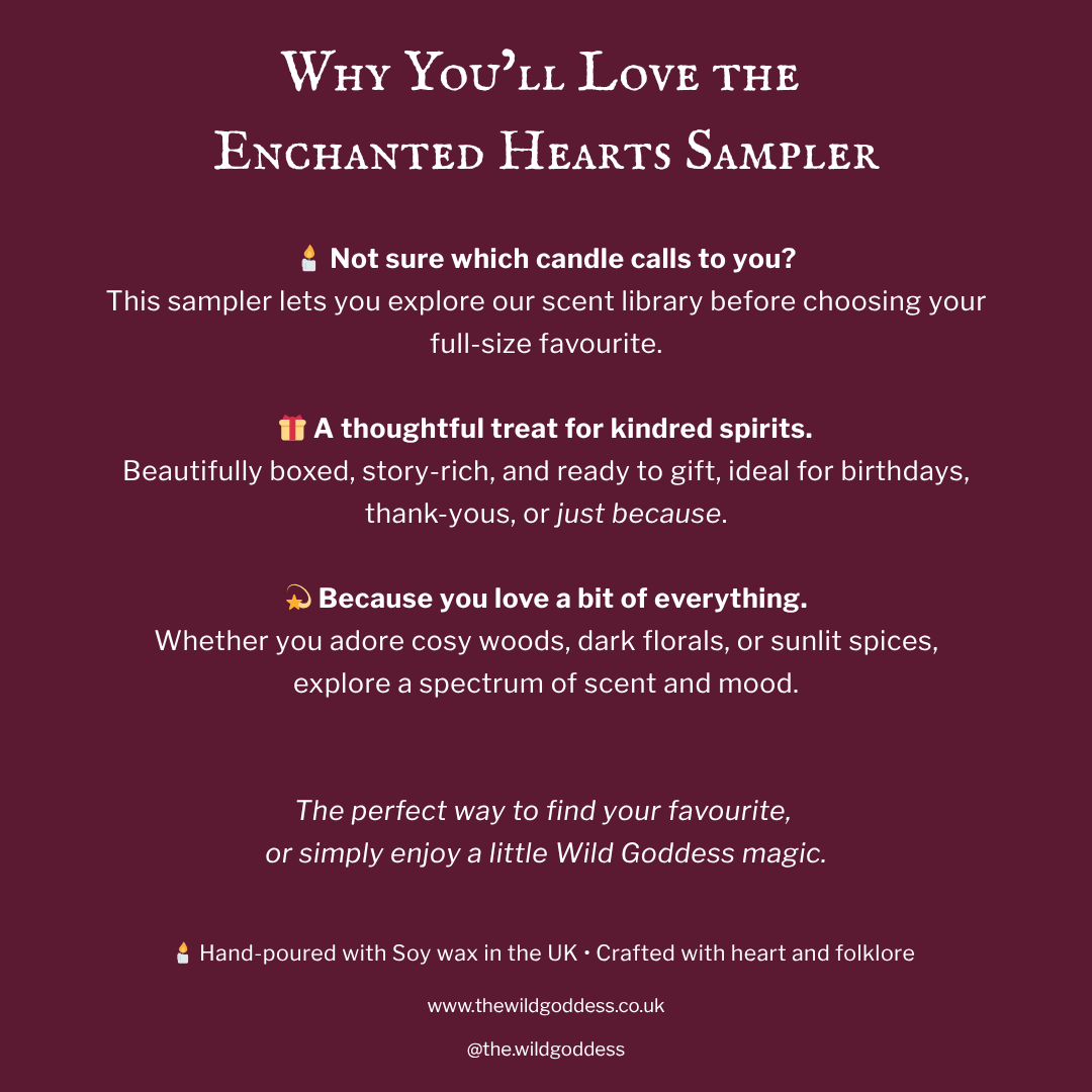Enchanted Hearts Sampler: Whispers of Scent - The Wild Goddess