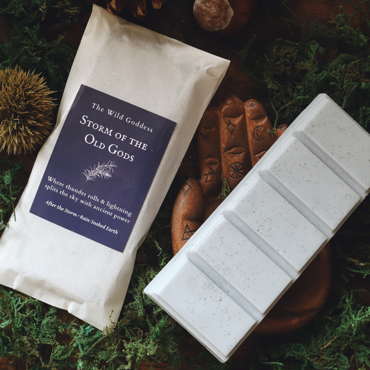 Storm of the Old Gods Wax Melt Snap Bar | Vegan Soy Wax Melts | Dark Earthy Home Fragrance