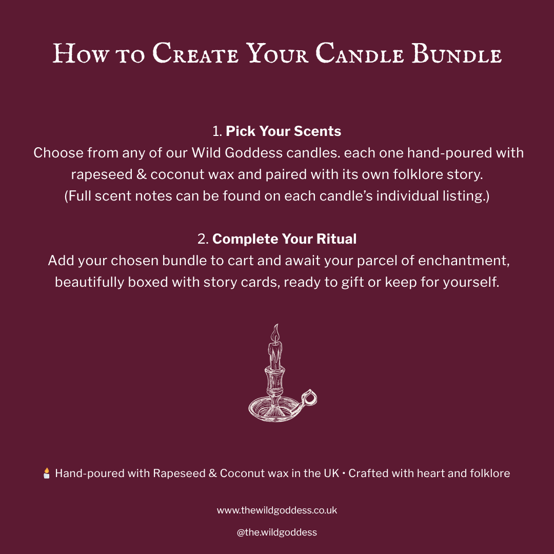 Wild Goddess Candle Trio – Choose Any 3 Scents - The Wild Goddess