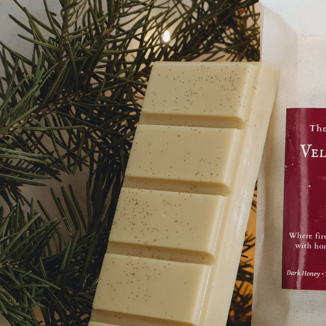 Velvet Ember Wax Melt Snap Bar | Dark Honey & Tobacco Soy Wax Melts