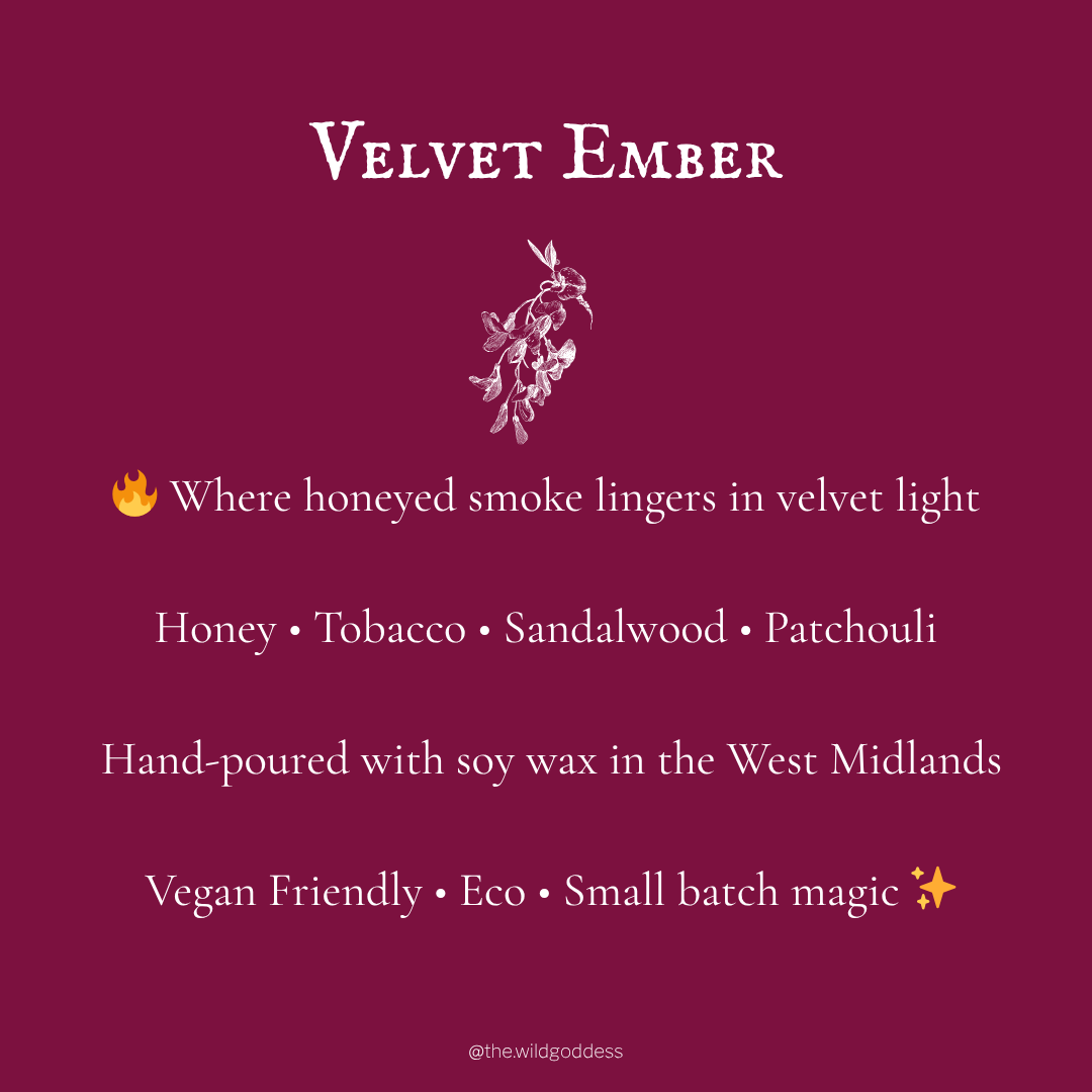 Velvet Ember Wax Melt Snap Bar | Dark Honey & Tobacco Soy Wax Melts