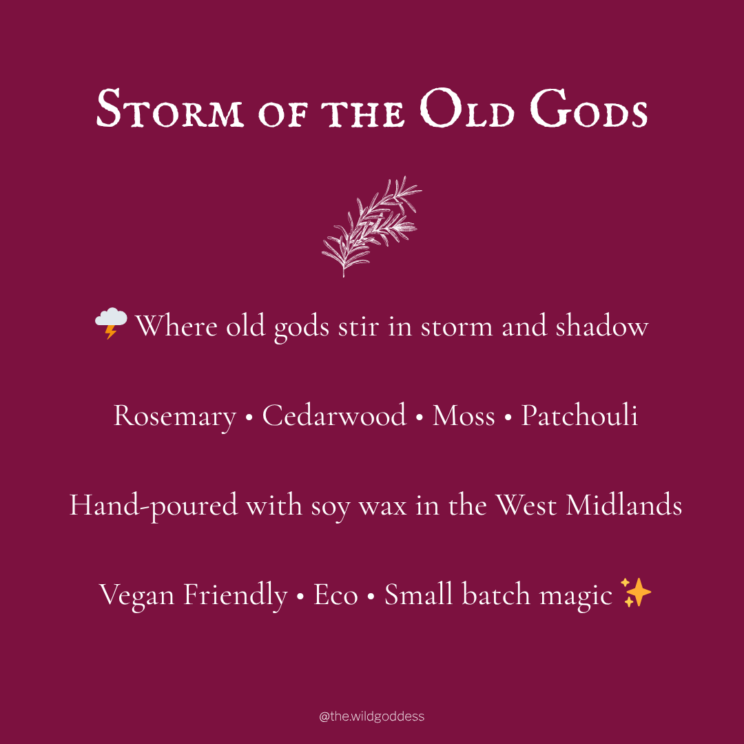 Storm of the Old Gods Wax Melt Snap Bar | Vegan Soy Wax Melts | Dark Earthy Home Fragrance