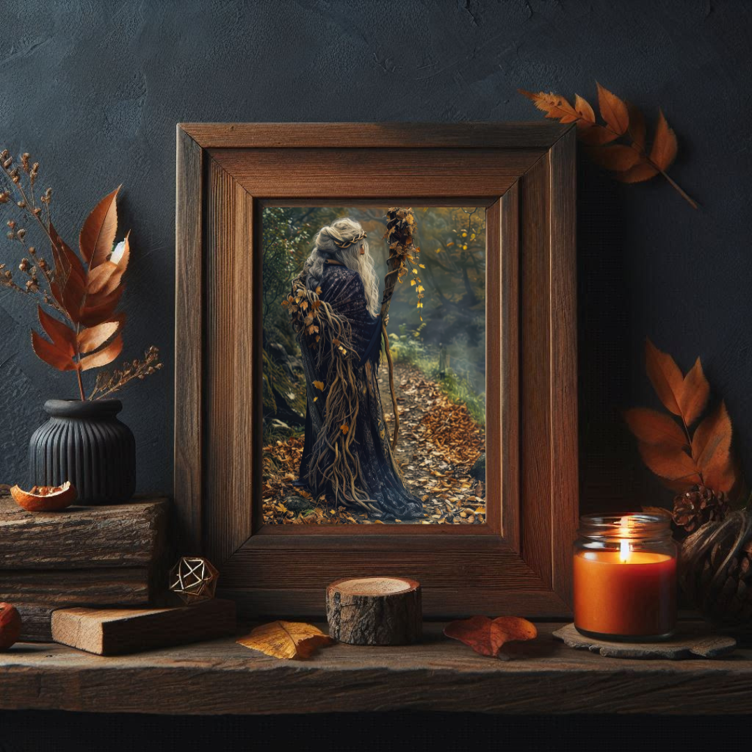 Old Lady of the Woods Wall Art Print