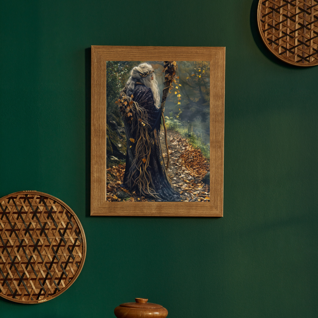 Old Lady of the Woods Wall Art Print