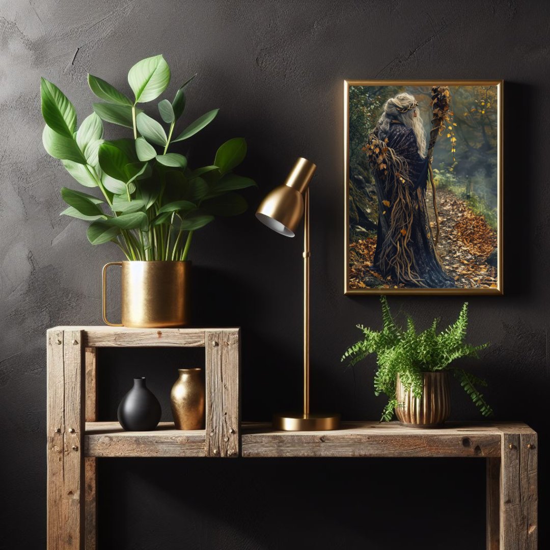 Old Lady of the Woods Wall Art Print