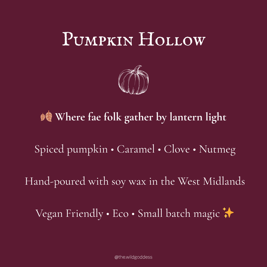 Pumpkin Hollow Wax Melt Snap Bar | Vegan Soy Wax Melts | Autumn Pumpkin Spice Home Fragrance - The Wild Goddess