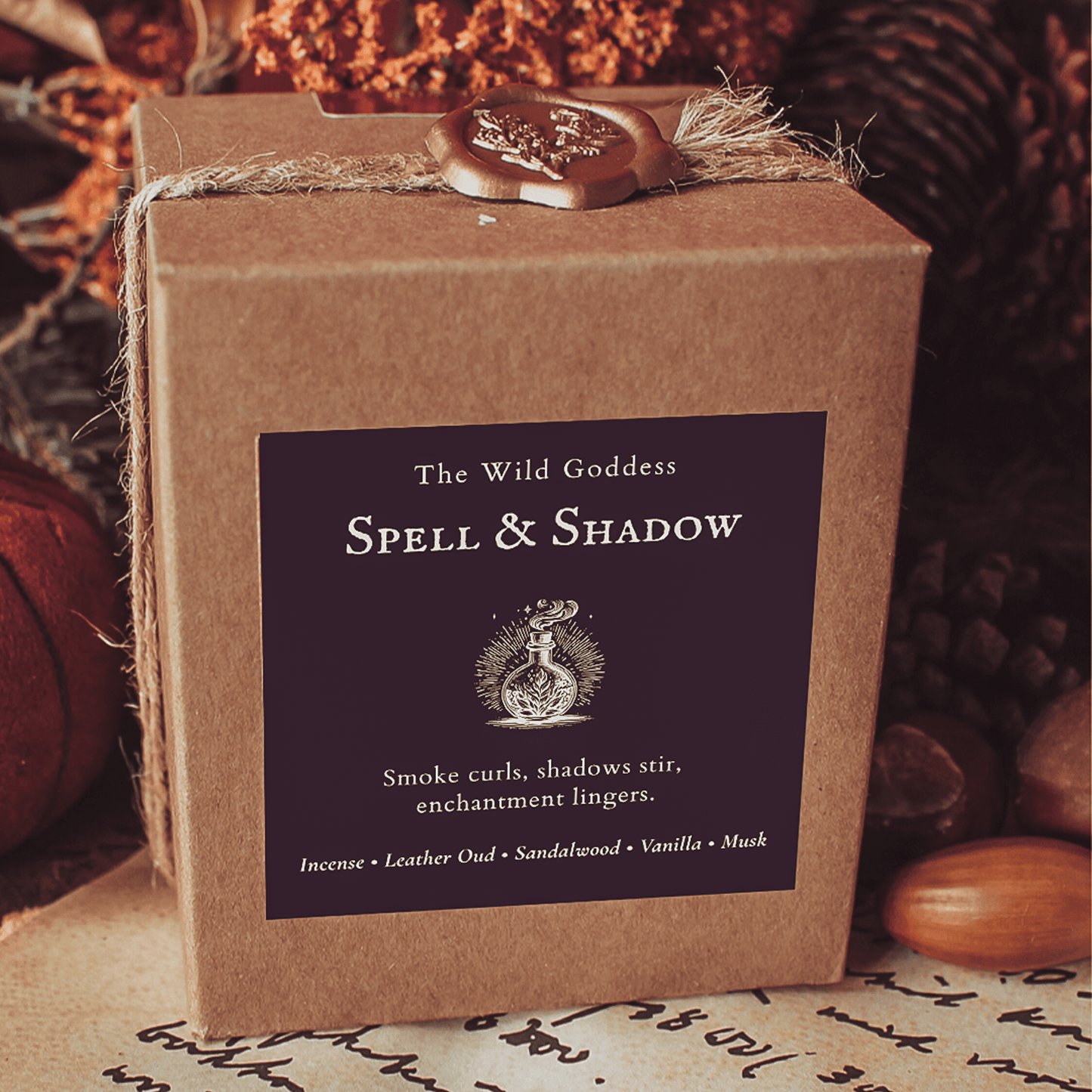 Spell & Shadow – Mystical Folklore Candle - The Wild Goddess