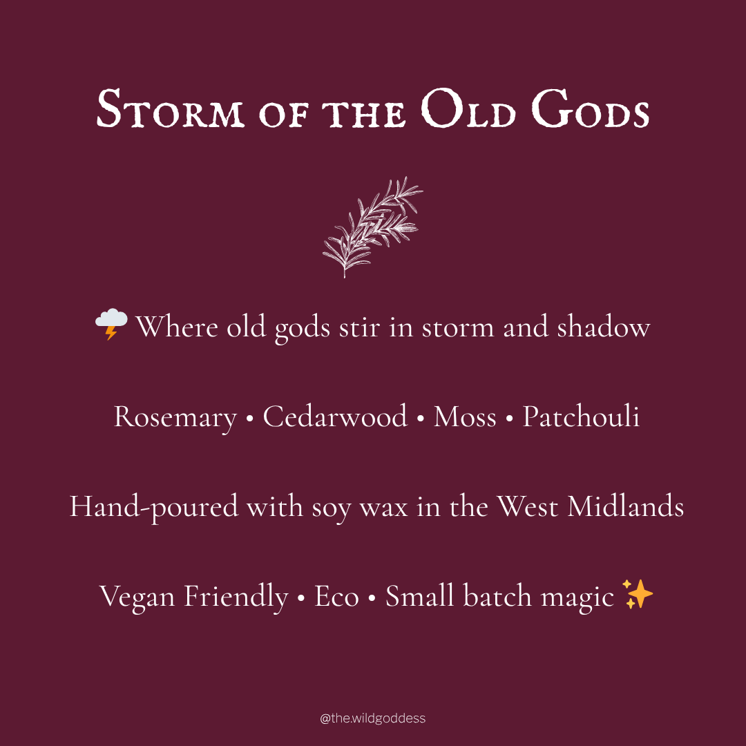 Storm of the Old Gods Wax Melt Snap Bar | Vegan Soy Wax Melts | Dark Earthy Home Fragrance - The Wild Goddess
